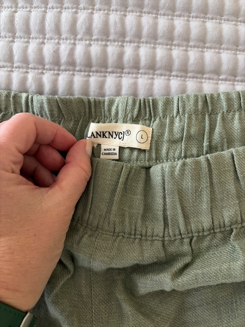 Linen blend short - Picture 2 of 4